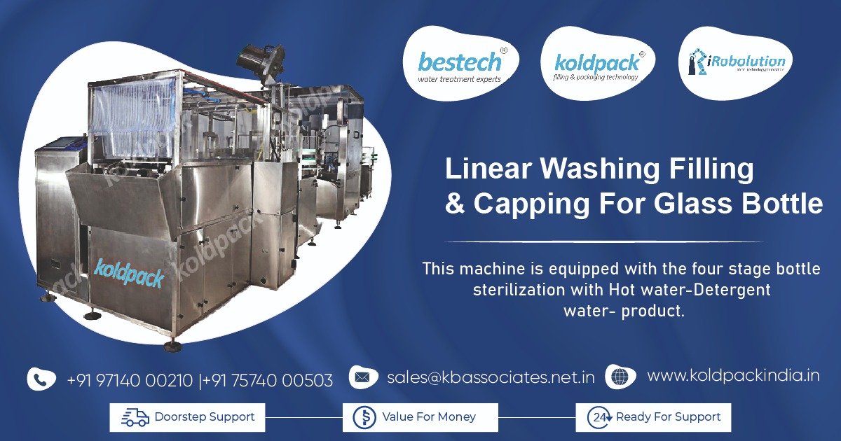 Linear Washing Filling & Capping For Glass Bottle Manufacturer in Uttarakhand