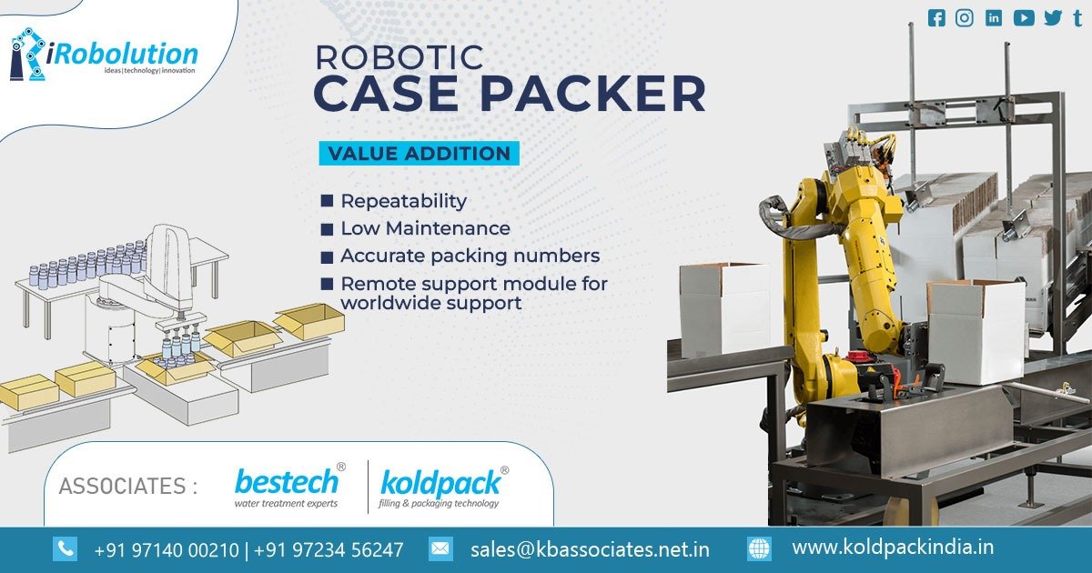 Supplier of Robotic Case Packers in Rajkot