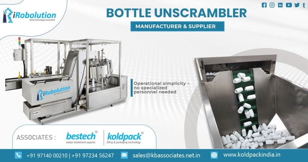 Bottle Unscrambler Machines From KB associates