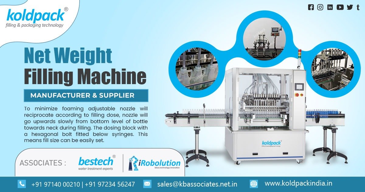 Supplier of Net Weight Filling Machine in Hyderabad