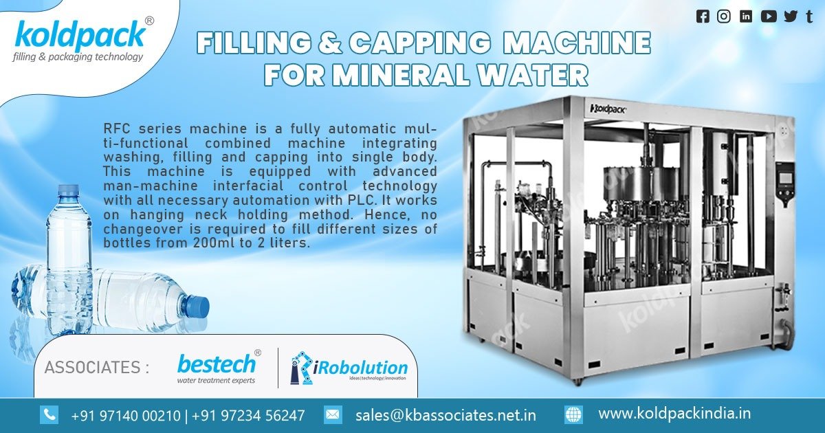 Automatic Filling and Capping Machine For Mineral Water