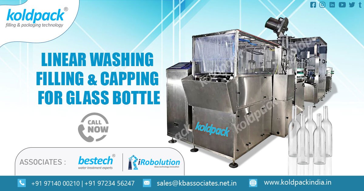 Automatic Glass Bottle Washing and Filling Machine