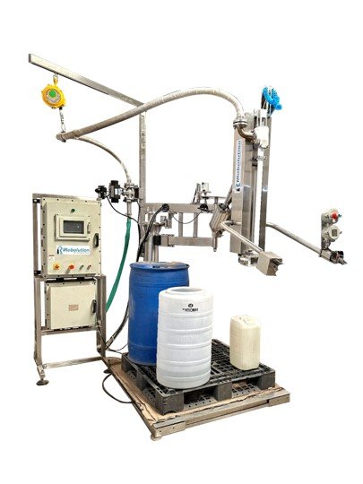 Drum filling machine (On pallet)