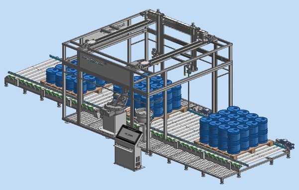 iRobot Quadrafill (On-Pallet drum filling machine)