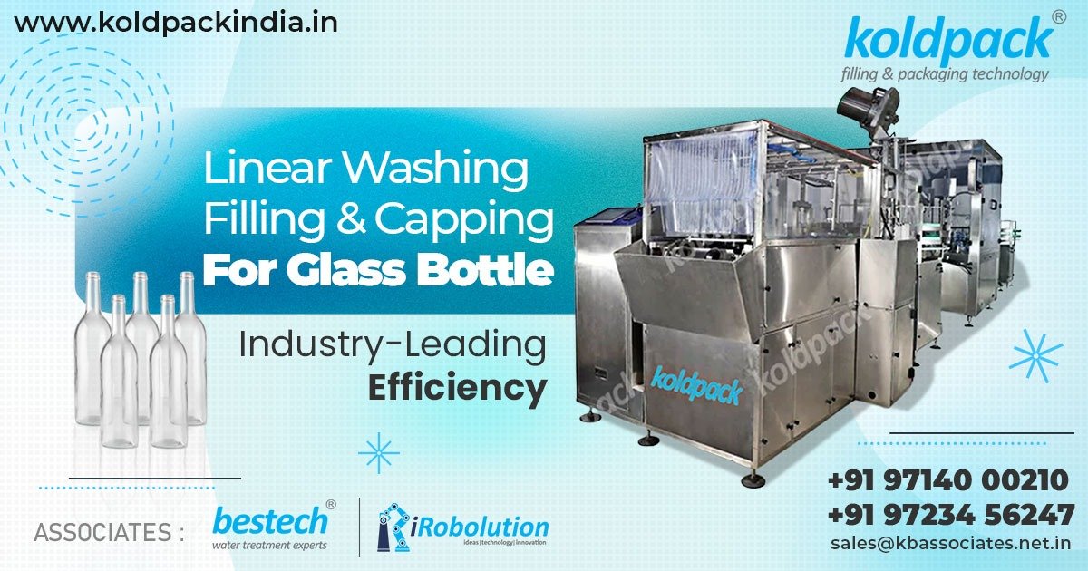 Manufacturer of Linear Washing Filling and Capping for Glass Bottle