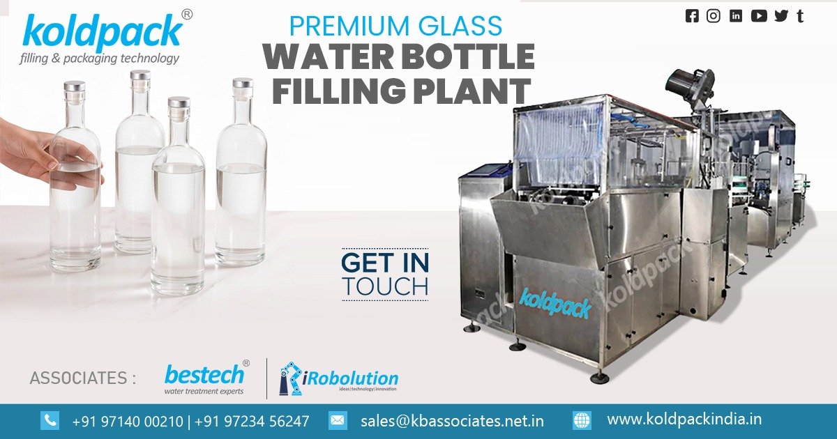 Premium Glass Water Bottle Filling Plant in Saudi Arabia
