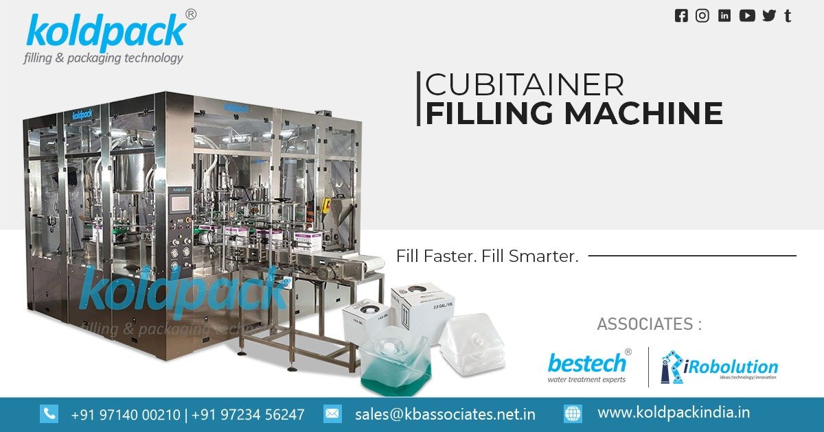 Manufacturer of Cubitainer Filling and Packaging Line